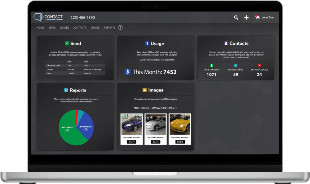 Marketplace desktop interface